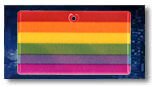 Pride Flag Reflector Tags